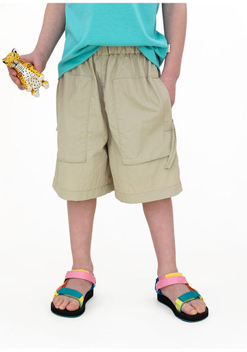 Waterproof Wrinkled Casual Shorts ナイロン ハーフパンツ【mh0013096】 RICE & SKY
