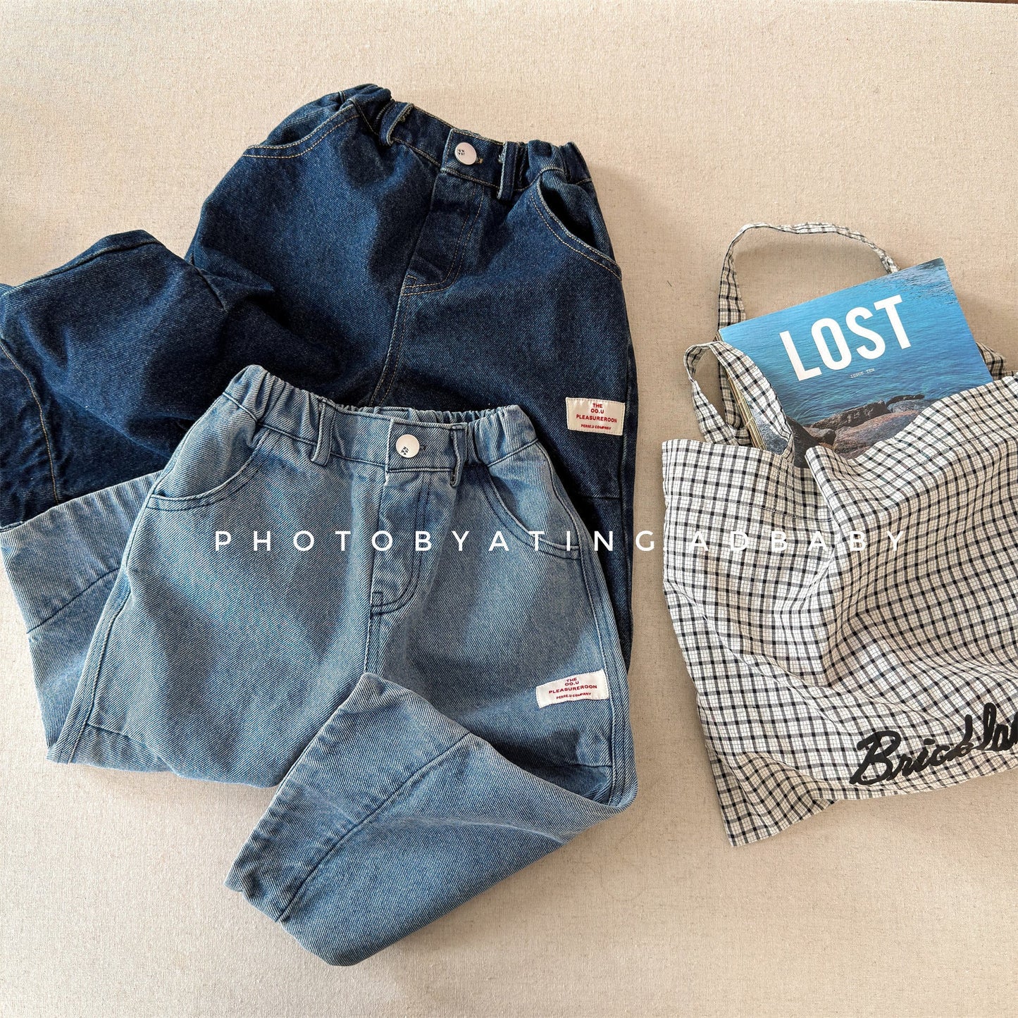 Wide Cuff Denim Wide Pants ビッグカフ デニム バギーパンツ【mh0012472】 ADbaby デニムパンツ