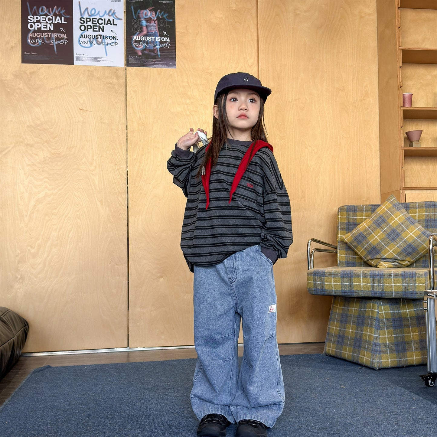 Wide Cuff Denim Wide Pants ビッグカフ デニム バギーパンツ【mh0012472】 ADbaby デニムパンツ