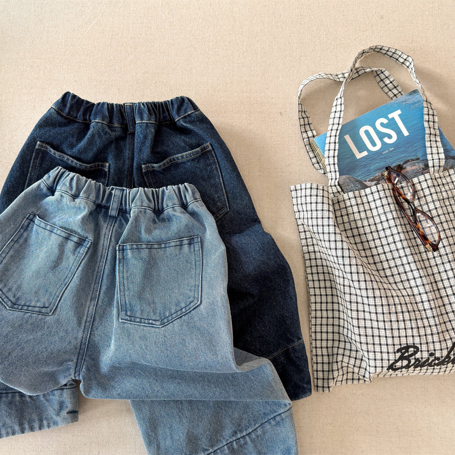Wide Cuff Denim Wide Pants ビッグカフ デニム バギーパンツ【mh0012472】 ADbaby デニムパンツ