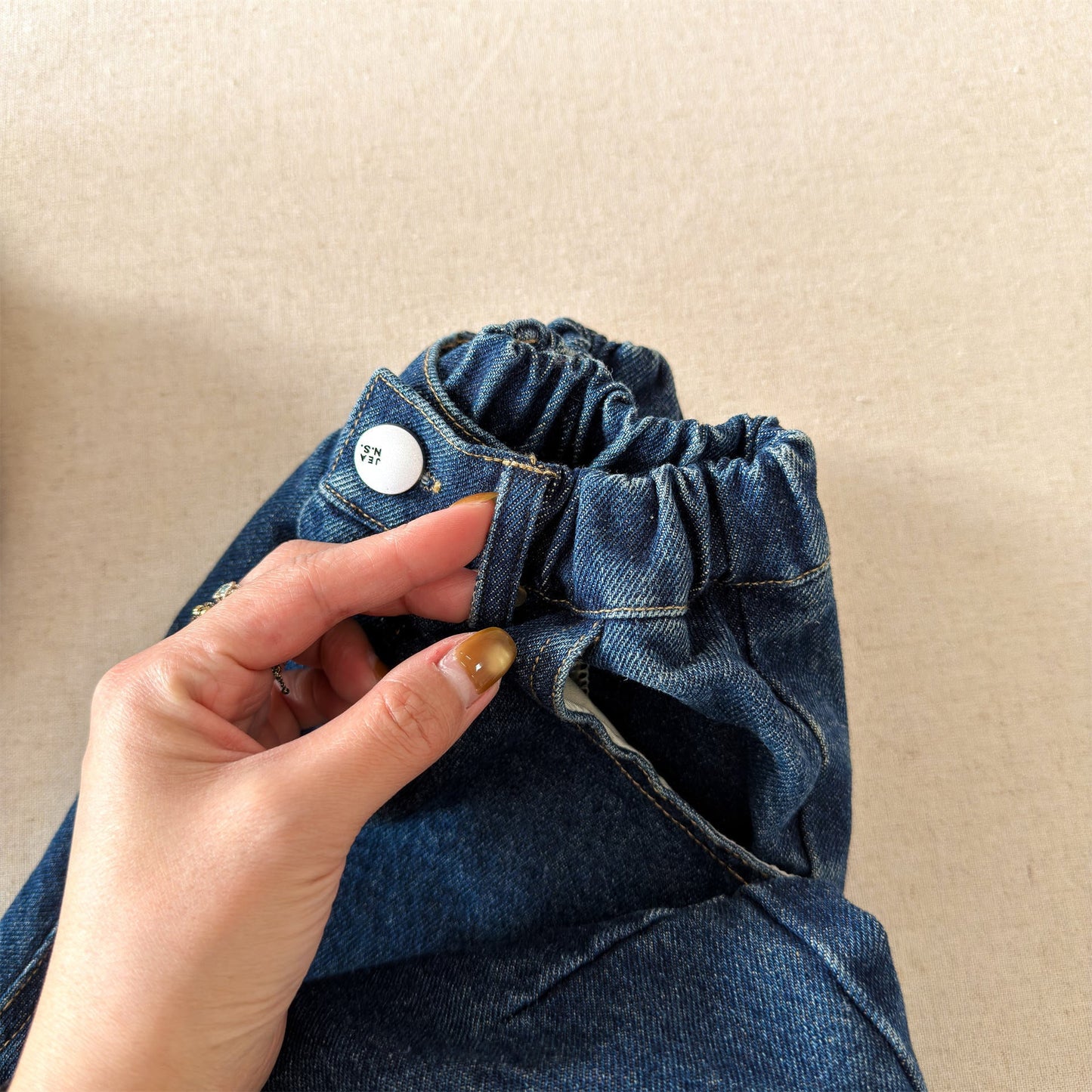 Wide Cuff Denim Wide Pants ビッグカフ デニム バギーパンツ【mh0012472】 ADbaby デニムパンツ
