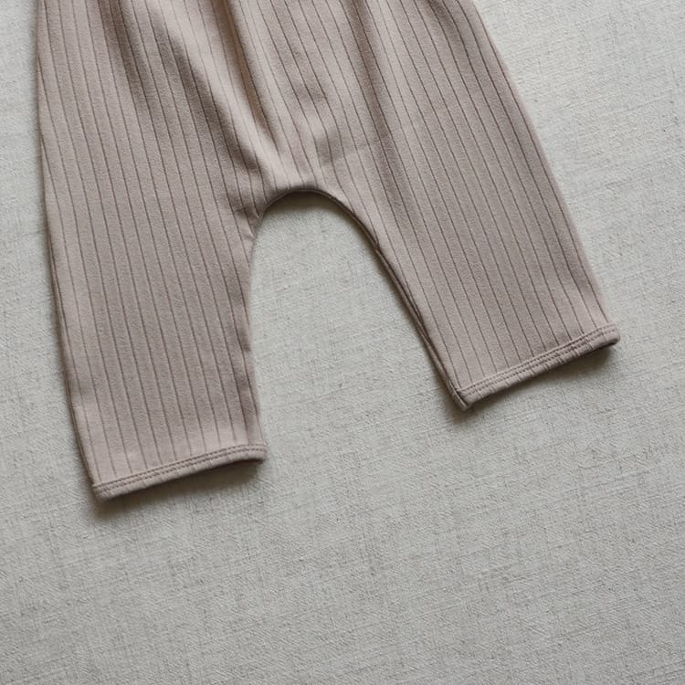 Wide Ribbed Long Sleeve Lounge Set リブ編み 長袖 セットアップ【mh0012674】 BBAMMA 長袖セットアップ