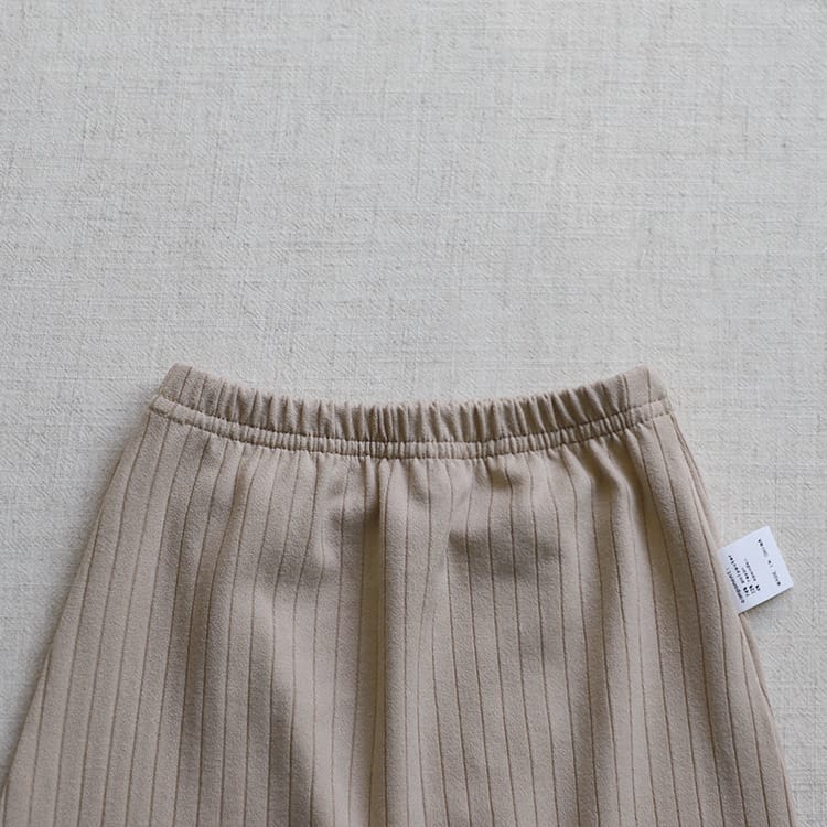 Wide Ribbed Long Sleeve Lounge Set リブ編み 長袖 セットアップ【mh0012674】 BBAMMA 長袖セットアップ