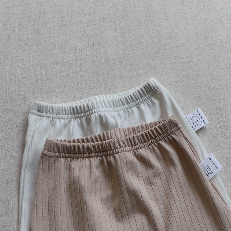 Wide Ribbed Long Sleeve Lounge Set リブ編み 長袖 セットアップ【mh0012674】 BBAMMA 長袖セットアップ