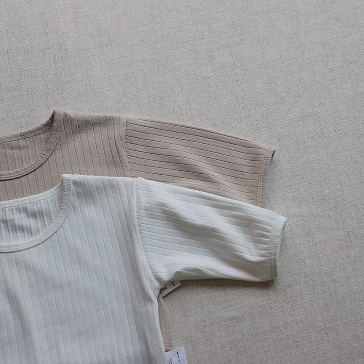 Wide Ribbed Long Sleeve Lounge Set リブ編み 長袖 セットアップ【mh0012674】 BBAMMA 長袖セットアップ