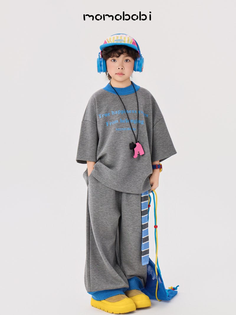 Wide Stripe School Tie ニット ストライプ ネクタイ【mh0013014】 momobobi ベビーキッズその他アクセサリー