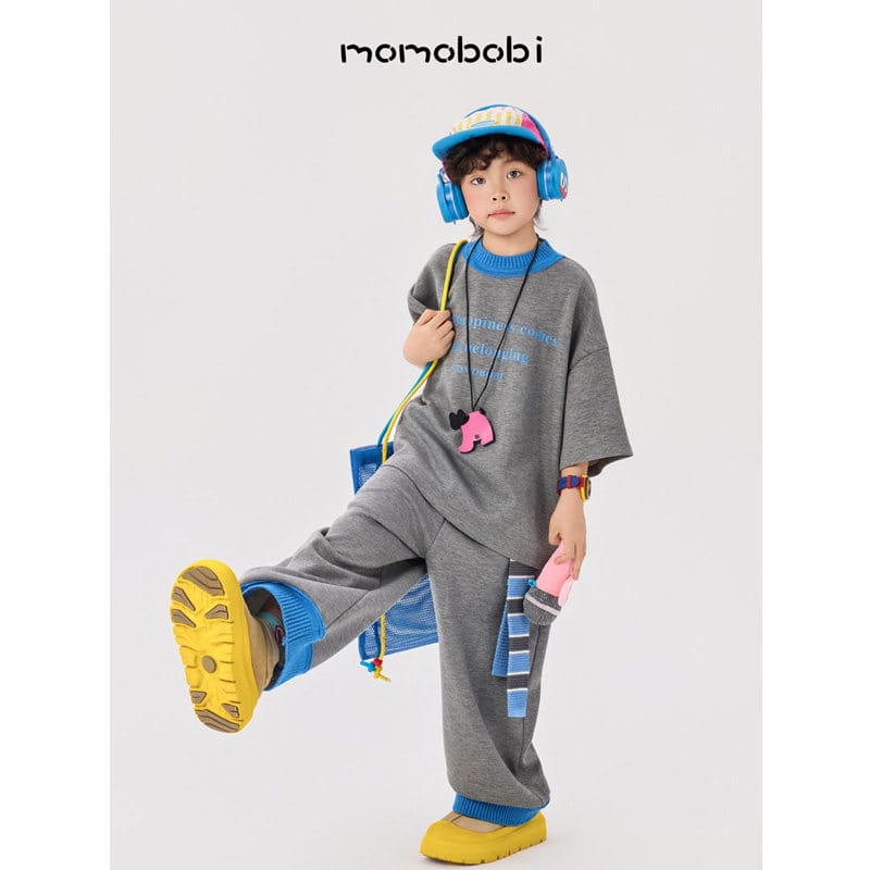 Wide Stripe School Tie ニット ストライプ ネクタイ【mh0013014】 momobobi ベビーキッズその他アクセサリー