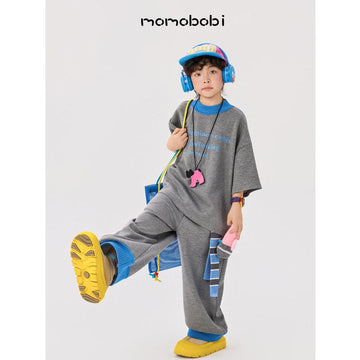Wide Stripe School Tie ニット ストライプ ネクタイ【mh0013014】 momobobi ベビーキッズその他アクセサリー