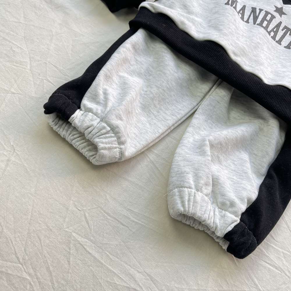 長袖セットアップ 長袖スウェットセットアップ 2点セット|裏起毛|MANHATTANロゴ【mh0011474】