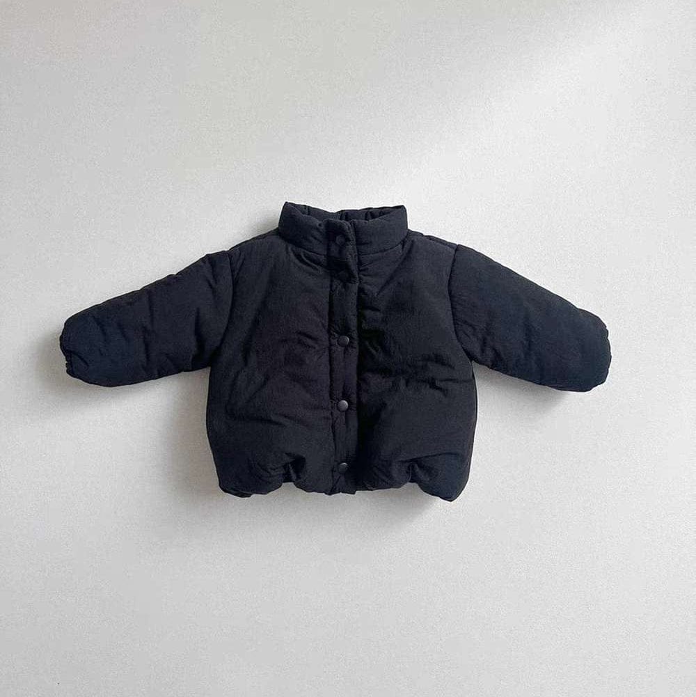 ショートコート・ジャケット・ジャンパー Black / 73cm 中綿ブルゾンジャケット | スタンドカラー |  防寒アウター【mh0011480】