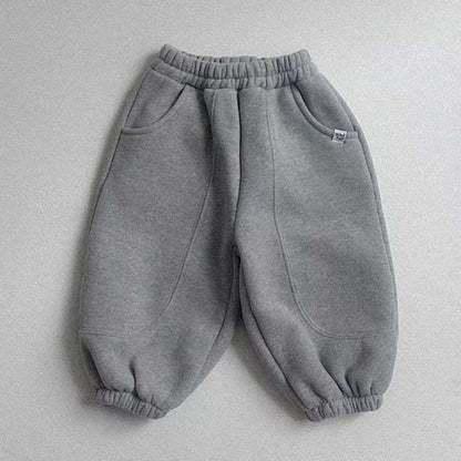 ロングパンツ・スウェットパンツ Dark Gray / 73cm 裏起毛スウェットパンツ | バルーンシルエット | リブ裾ジョガー【mh0011482】