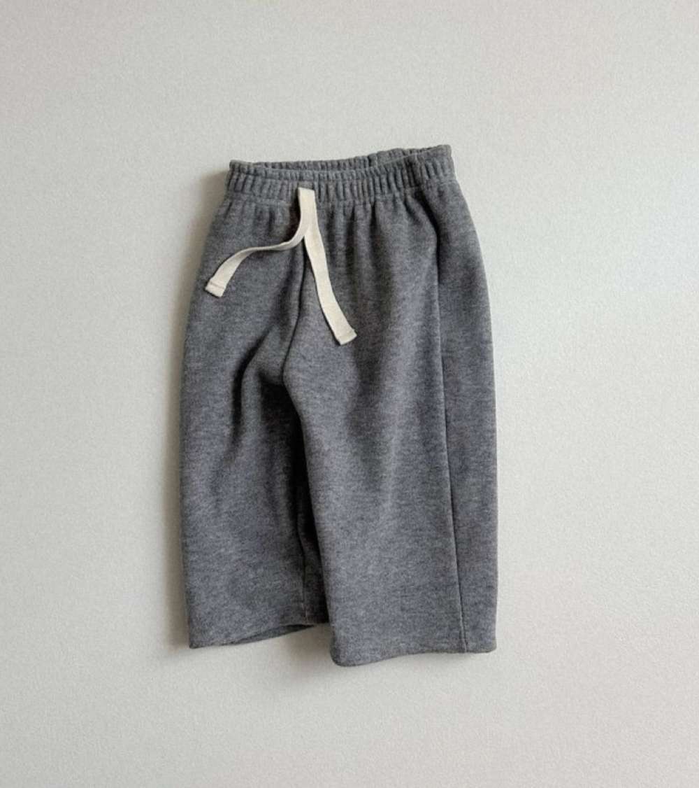 ロングパンツ・スウェットパンツ Gray / 73cm ロングパンツ | 裏起毛ワイドスウェット | ウエストドロスト男女兼用【mh0011478】