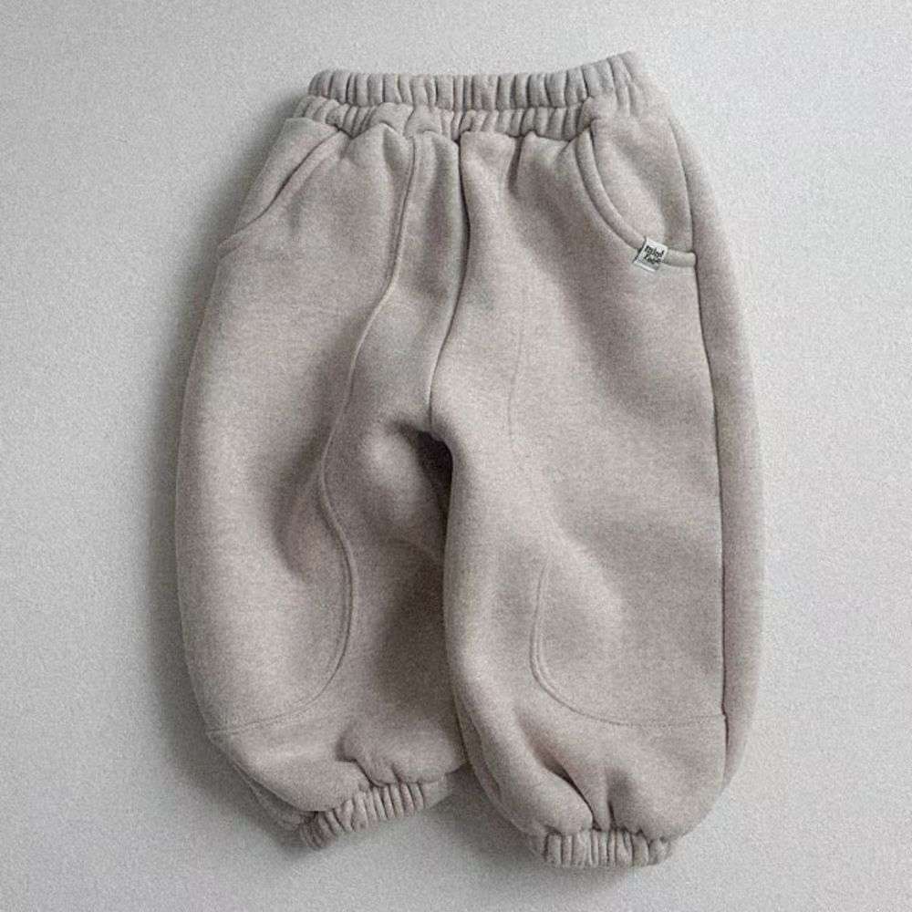 ロングパンツ・スウェットパンツ Light Grey / 73cm 裏起毛スウェットパンツ | バルーンシルエット | リブ裾ジョガー【mh0011482】