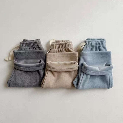 ロングパンツ・スウェットパンツ ロングパンツ | 裏起毛ワイドスウェット | ウエストドロスト男女兼用【mh0011478】