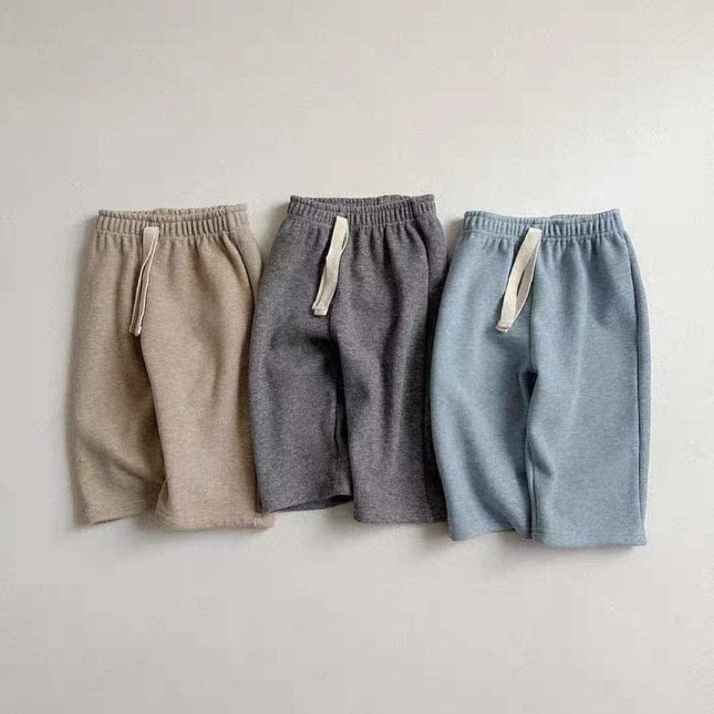 ロングパンツ・スウェットパンツ ロングパンツ | 裏起毛ワイドスウェット | ウエストドロスト男女兼用【mh0011478】