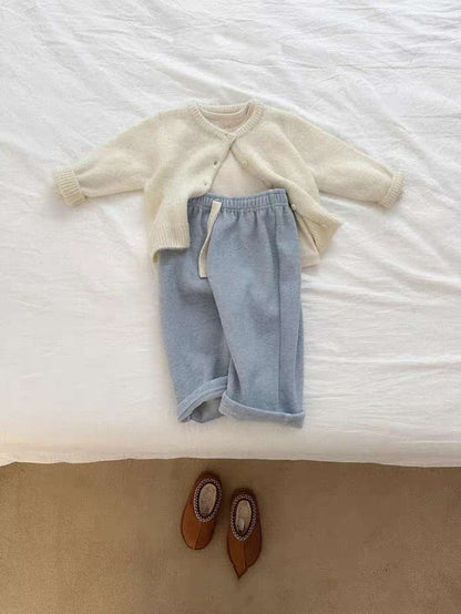 ロングパンツ・スウェットパンツ ロングパンツ | 裏起毛ワイドスウェット | ウエストドロスト男女兼用【mh0011478】