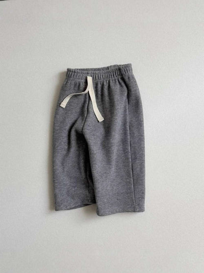 ロングパンツ・スウェットパンツ ロングパンツ | 裏起毛ワイドスウェット | ウエストドロスト男女兼用【mh0011478】