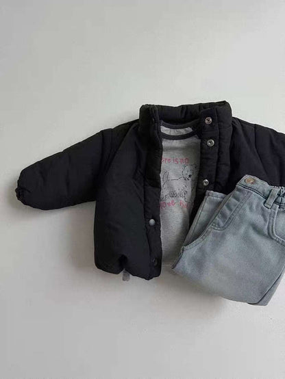 ショートコート・ジャケット・ジャンパー 中綿ブルゾンジャケット | スタンドカラー |  防寒アウター【mh0011480】