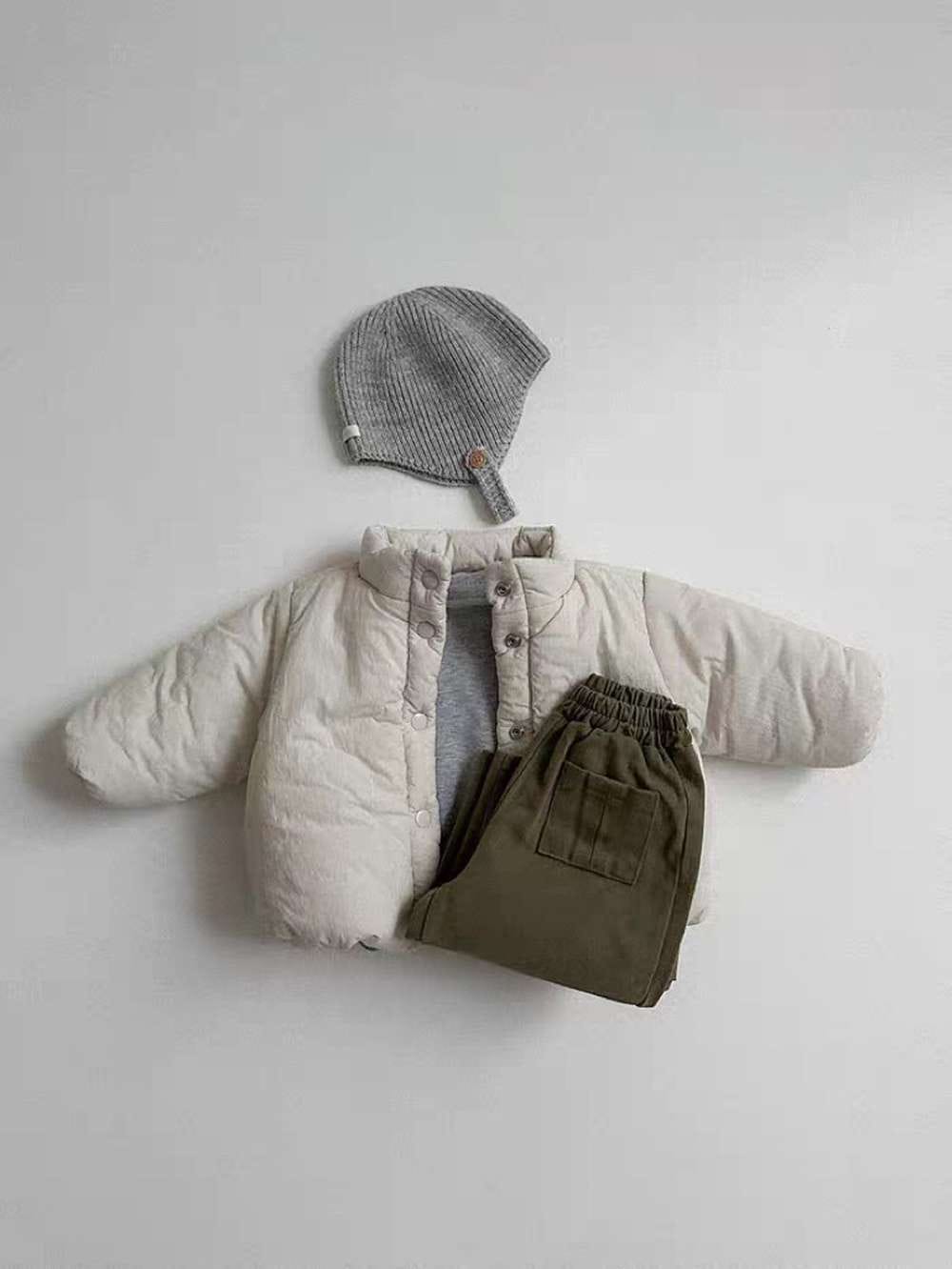 ショートコート・ジャケット・ジャンパー 中綿ブルゾンジャケット | スタンドカラー |  防寒アウター【mh0011480】