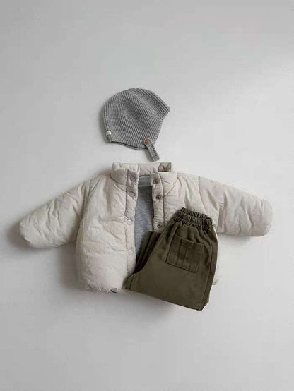 ショートコート・ジャケット・ジャンパー 中綿ブルゾンジャケット | スタンドカラー |  防寒アウター【mh0011480】