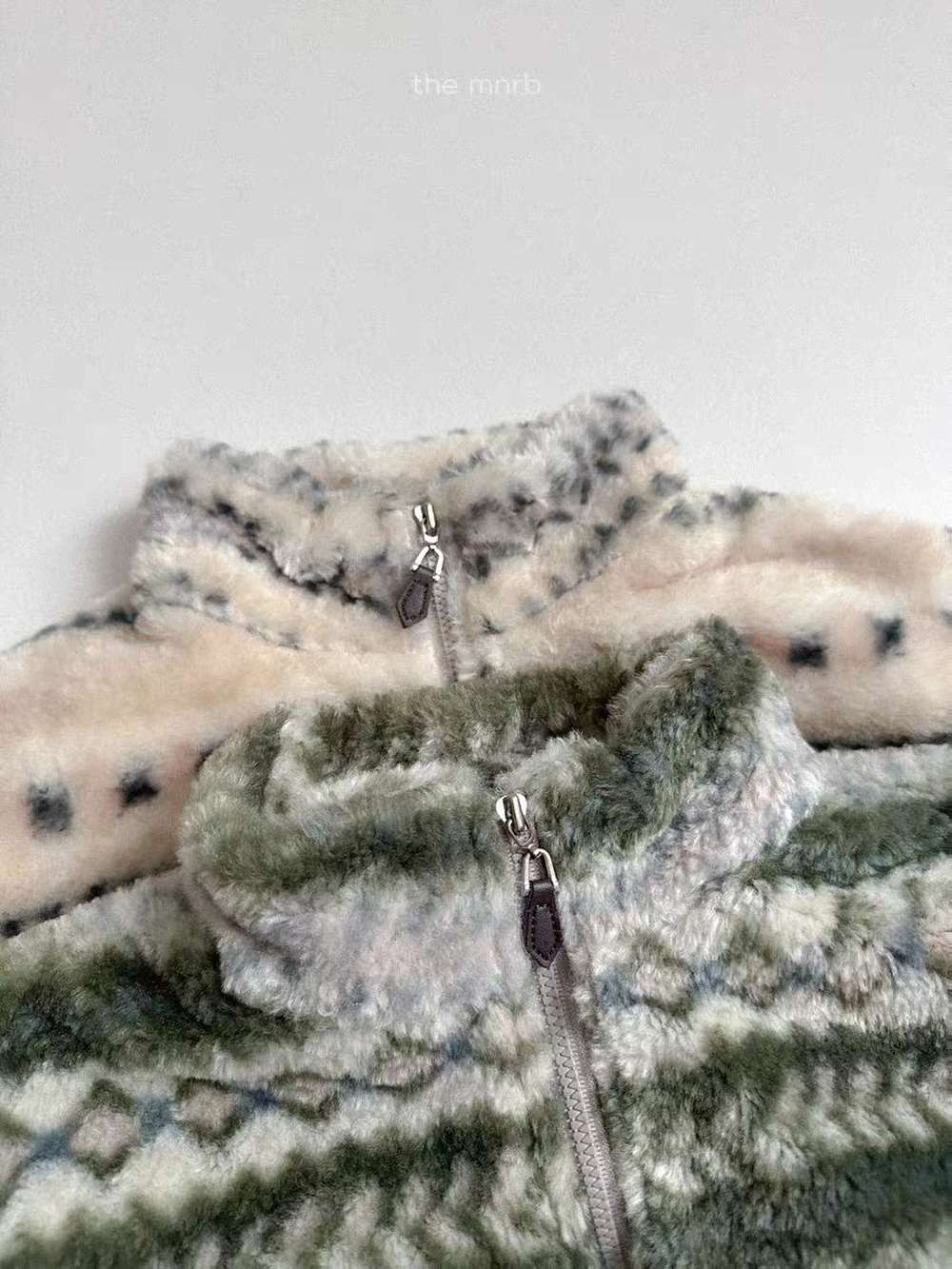 トレーナー・フーディ ボアブルゾン | ノルディック柄ジップアップ | 裏地付きスタンドカラー【mh0011481】