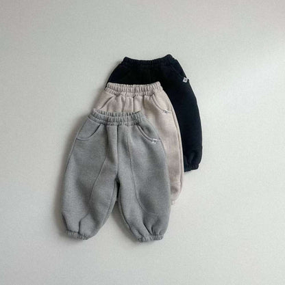 ロングパンツ・スウェットパンツ 裏起毛スウェットパンツ | バルーンシルエット | リブ裾ジョガー【mh0011482】