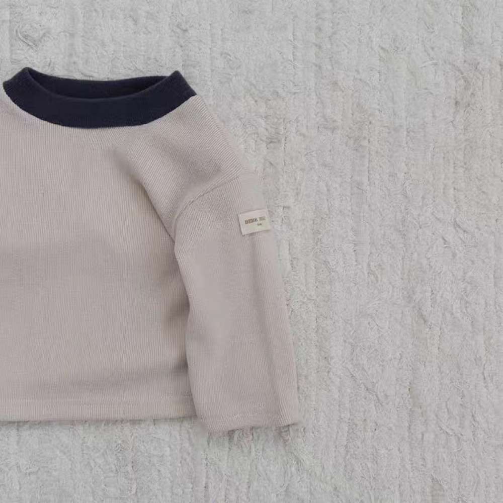 長袖Tシャツ 長袖Tシャツ | 無地シンプル | ドロップショルダートップス【mh0011479】