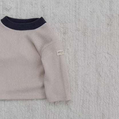 長袖Tシャツ 長袖Tシャツ | 無地シンプル | ドロップショルダートップス【mh0011479】