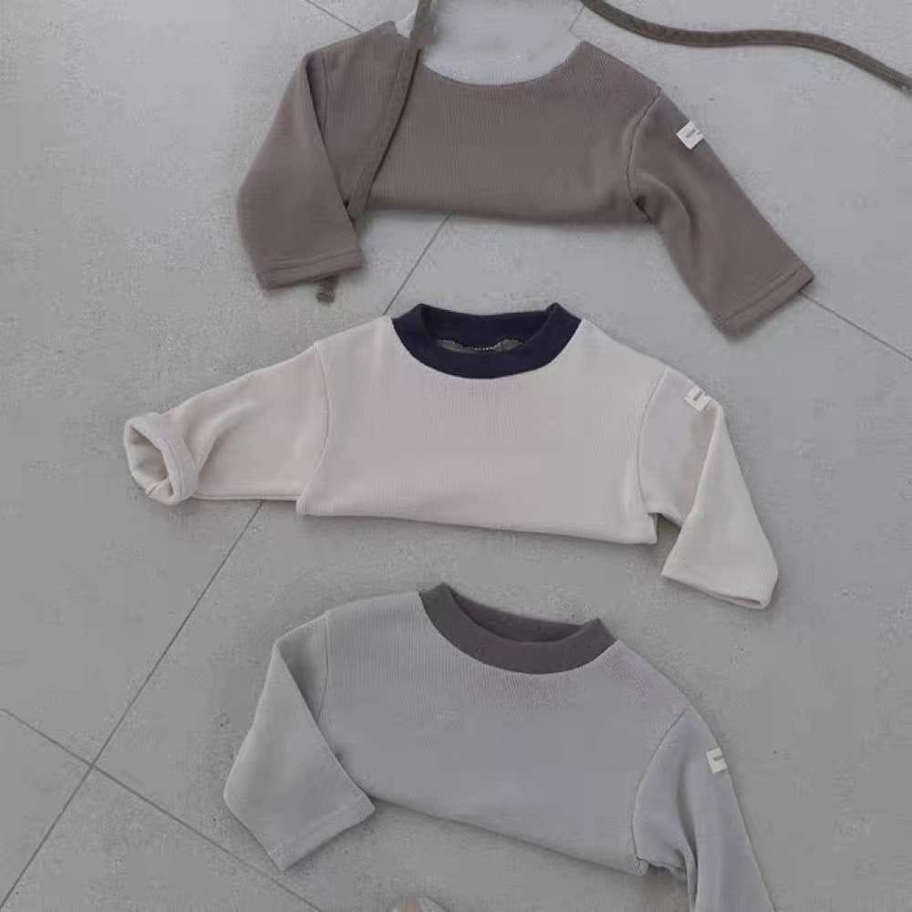 長袖Tシャツ 長袖Tシャツ | 無地シンプル | ドロップショルダートップス【mh0011479】