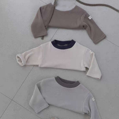 長袖Tシャツ 長袖Tシャツ | 無地シンプル | ドロップショルダートップス【mh0011479】