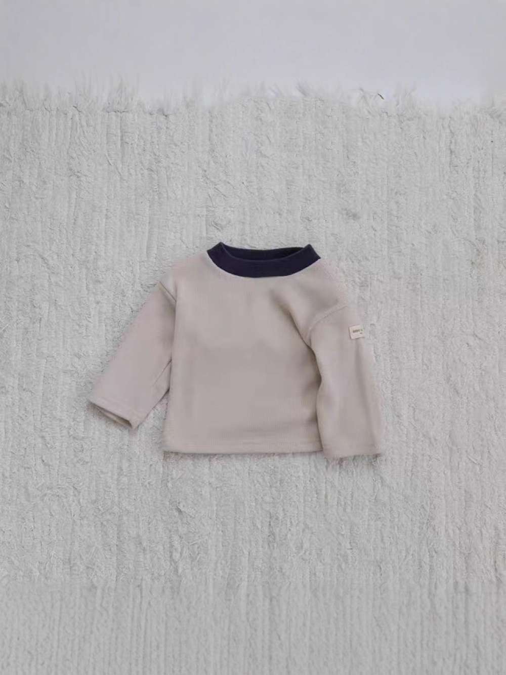 長袖Tシャツ 長袖Tシャツ | 無地シンプル | ドロップショルダートップス【mh0011479】