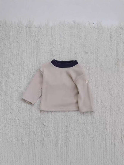 長袖Tシャツ 長袖Tシャツ | 無地シンプル | ドロップショルダートップス【mh0011479】