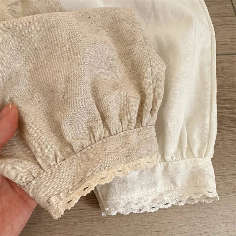 ロングパンツ・スウェットパンツ キッズパンツ クロップドパンツ レース 2カラー【mh0005310】