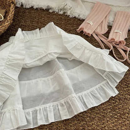 スカート キッズスカート ティアードフリル重ね着ケーキスカート 2カラー【mh0006767】