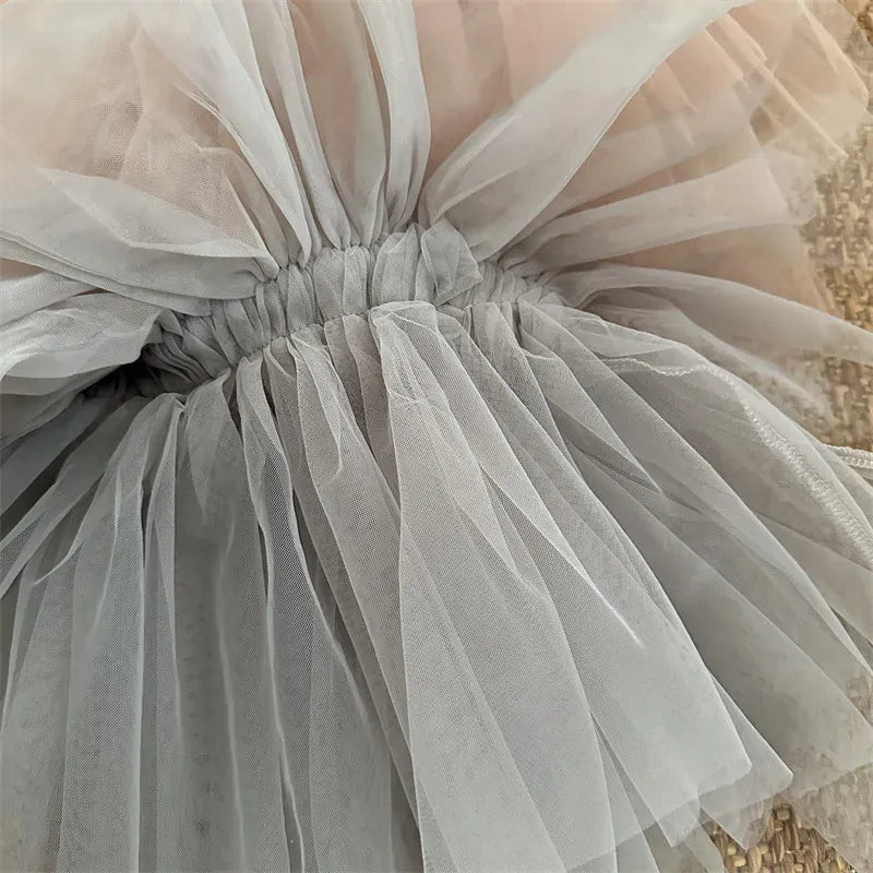 スカート キッズスカート チュチュ チュールスカート 重ね着 3カラー【mh0005312】