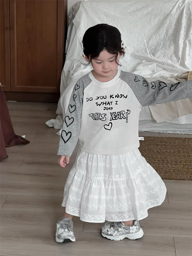 スカート キッズスカート フラワー刺繍ミモレ丈Aラインスカート【mh0008912】