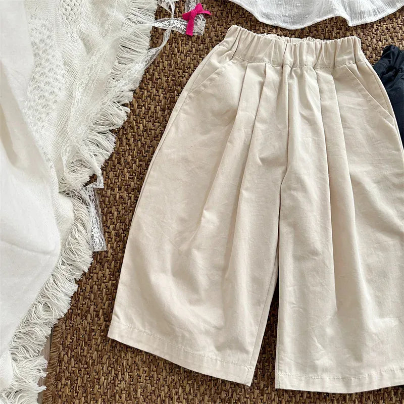 ロングパンツ・スウェットパンツ beige / 18M  (80cm) キッズパンツ タックワイドルーズロングパンツ【mh-0008902】