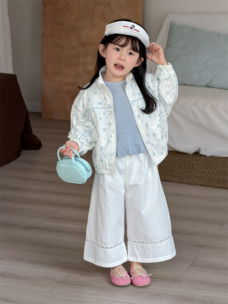 ショートコート・ジャケット・ジャンパー Floral Patchwork Baseball Jacket 花柄 パッチワークブルゾン【mh0012198】