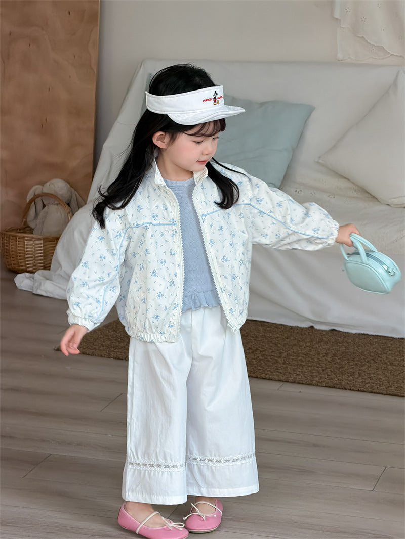 ショートコート・ジャケット・ジャンパー Floral Patchwork Baseball Jacket 花柄 パッチワークブルゾン【mh0012198】