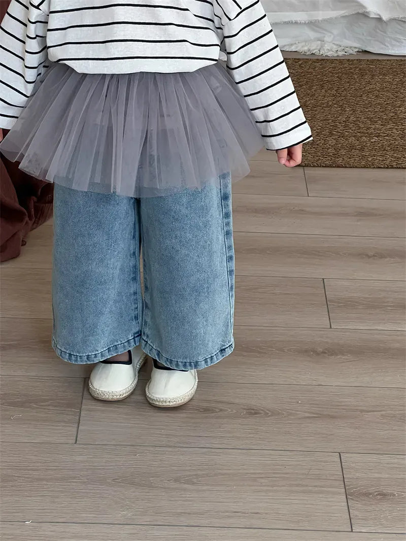 スカート Gray / S (80-90) キッズスカート チュチュチュールバレリーナスカート【mh0008934】