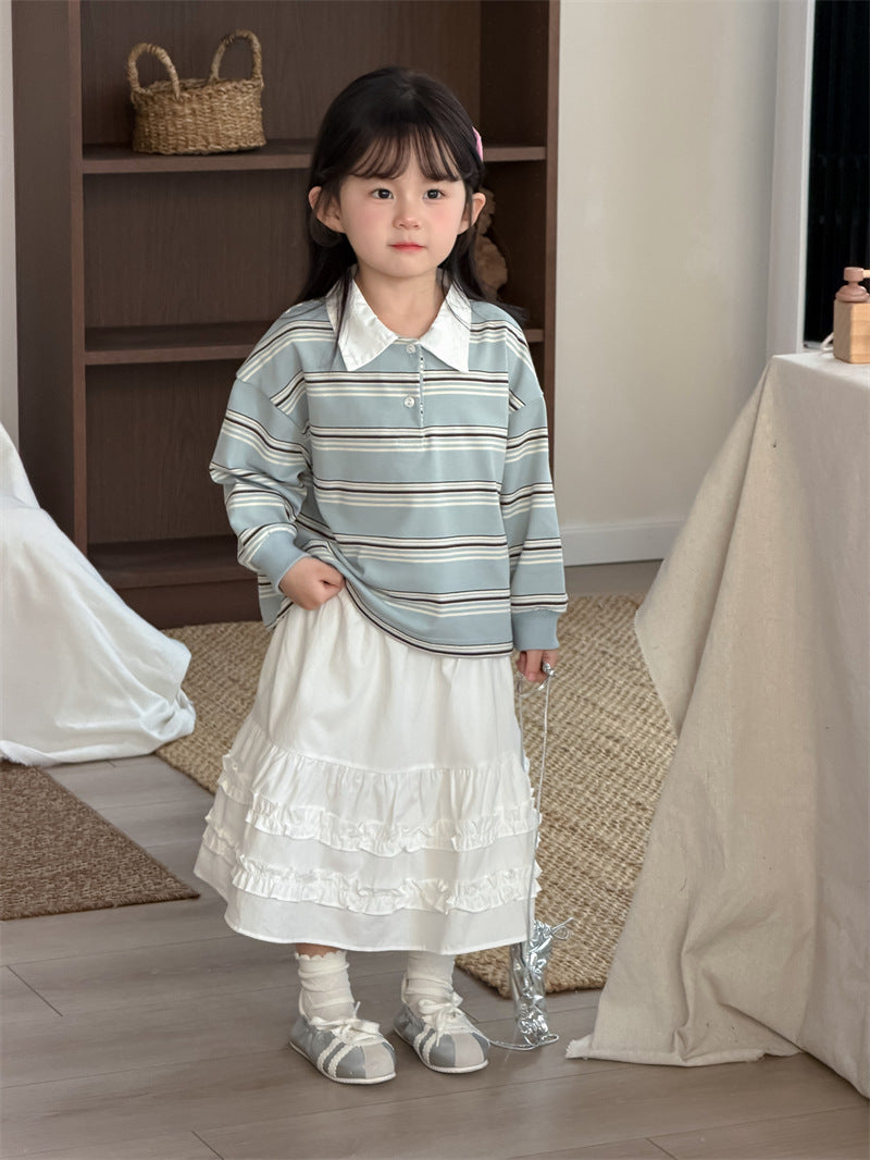 スカート Lace Fungus Cotton Skirt レース フリルスカート【mh0012189】
