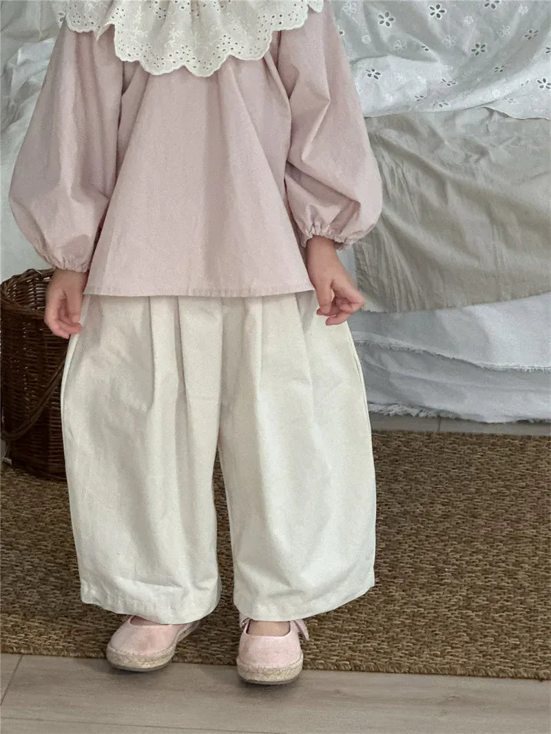 ロングパンツ・スウェットパンツ キッズパンツ タックワイドルーズロングパンツ【mh-0008902】