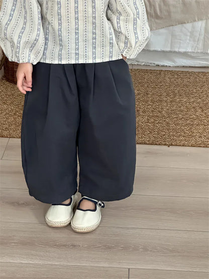 ロングパンツ・スウェットパンツ キッズパンツ タックワイドルーズロングパンツ【mh-0008902】