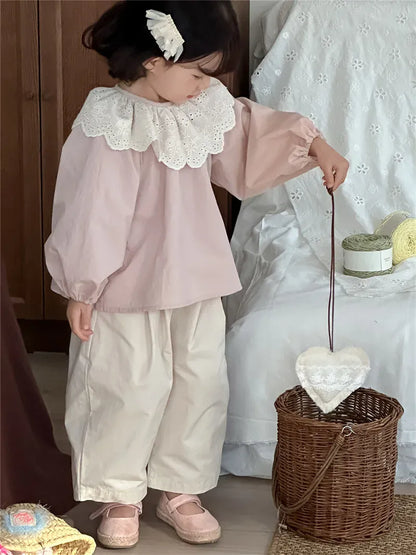 ロングパンツ・スウェットパンツ キッズパンツ タックワイドルーズロングパンツ【mh-0008902】