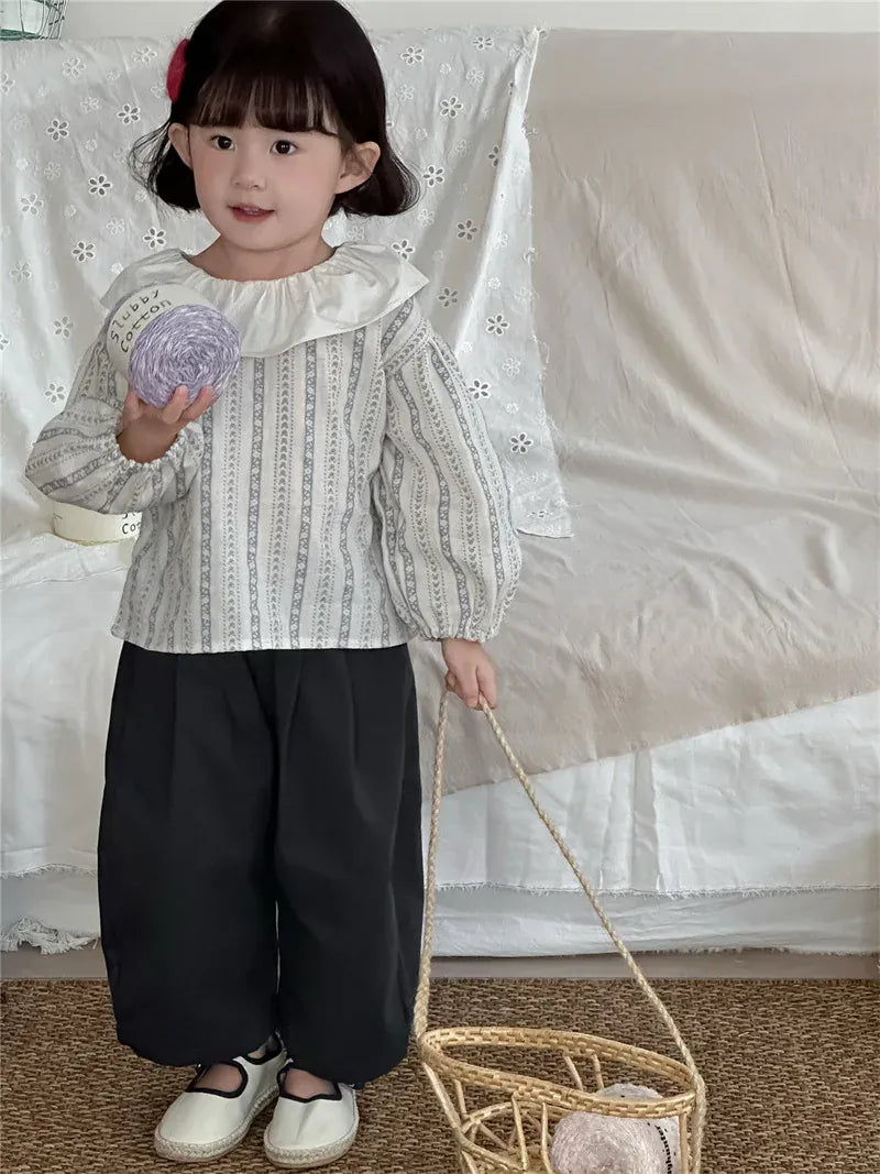 ロングパンツ・スウェットパンツ キッズパンツ タックワイドルーズロングパンツ【mh-0008902】