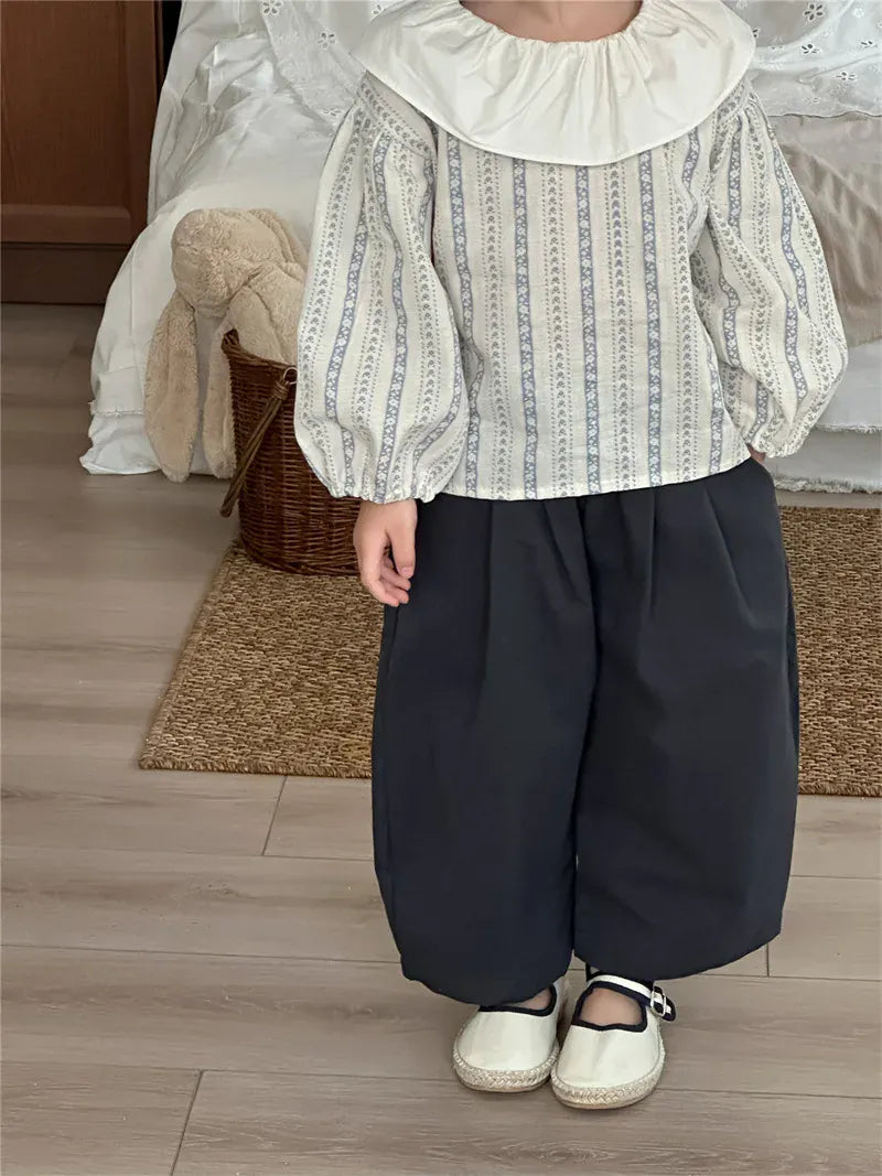 ロングパンツ・スウェットパンツ キッズパンツ タックワイドルーズロングパンツ【mh-0008902】