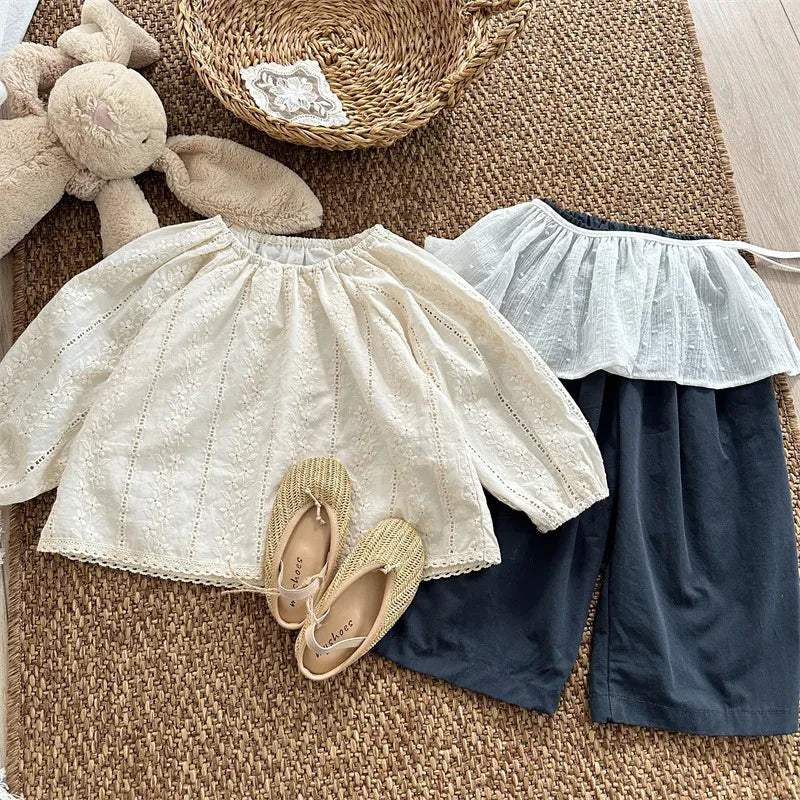 ロングパンツ・スウェットパンツ キッズパンツ タックワイドルーズロングパンツ【mh-0008902】