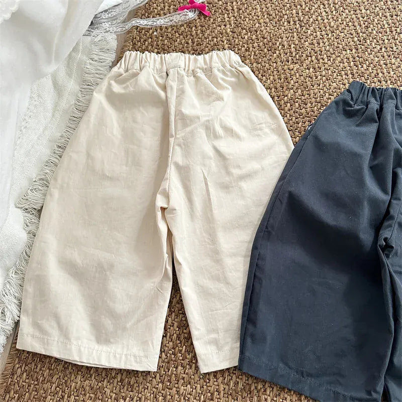 ロングパンツ・スウェットパンツ キッズパンツ タックワイドルーズロングパンツ【mh-0008902】