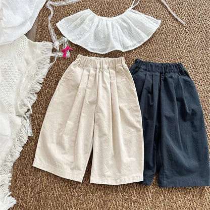 ロングパンツ・スウェットパンツ キッズパンツ タックワイドルーズロングパンツ【mh-0008902】