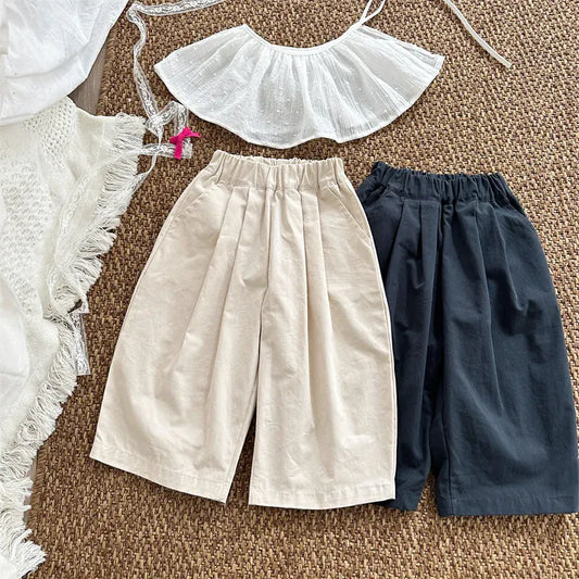 ロングパンツ・スウェットパンツ キッズパンツ タックワイドルーズロングパンツ【mh-0008902】